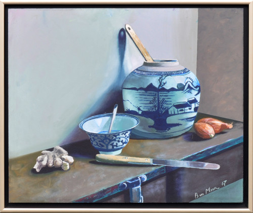 Bert van der Meer + Stilleven met gemberpot en gember